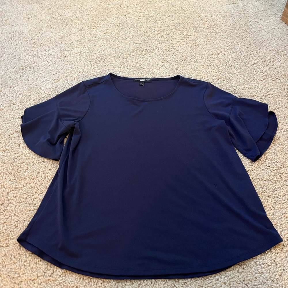 Dark blue Banana Republic blouse